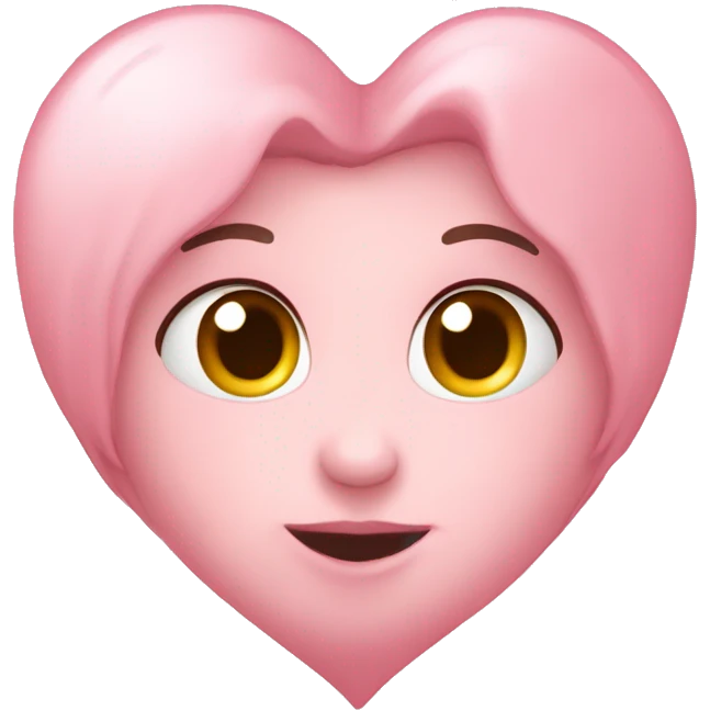 Baby pink Heart  emoji