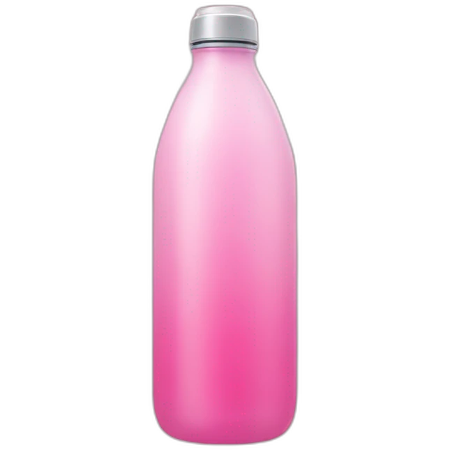 pink water bottle emoji
