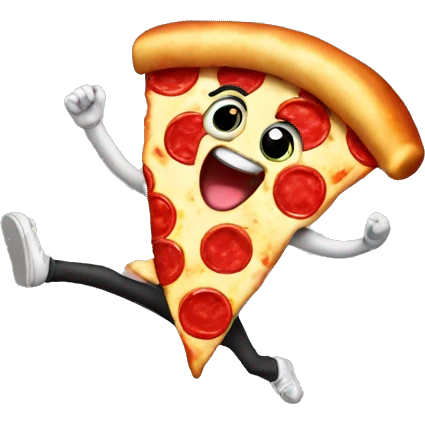 Dancing pizza  emoji