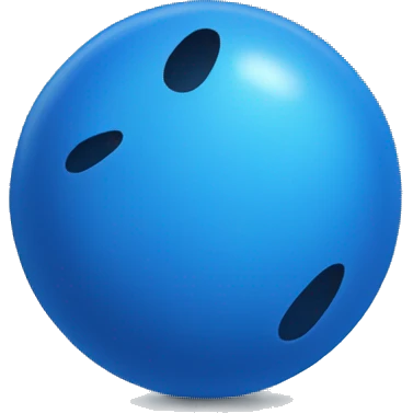 Blue ball emoji