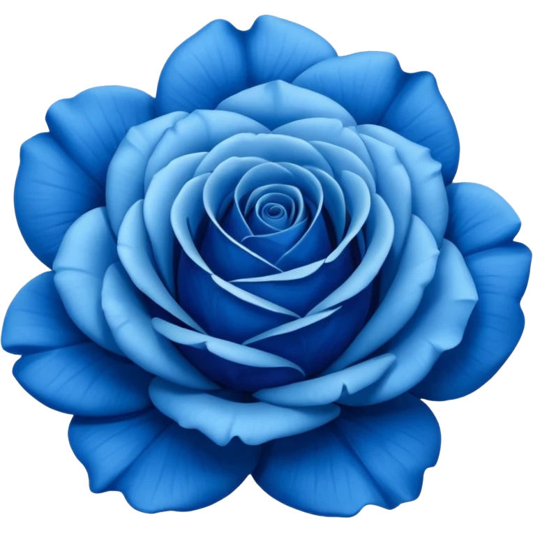 Rosa azul  emoji