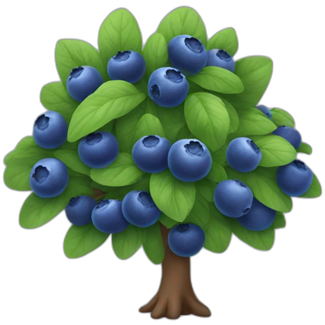 blueberry bush emoji
