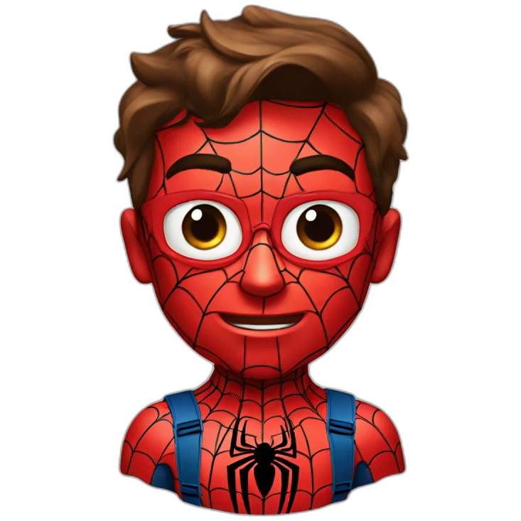 Spiderman spidey senses tingling emoji