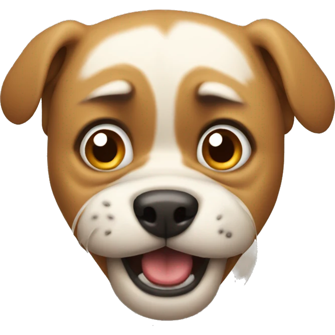 angry dog emoji
