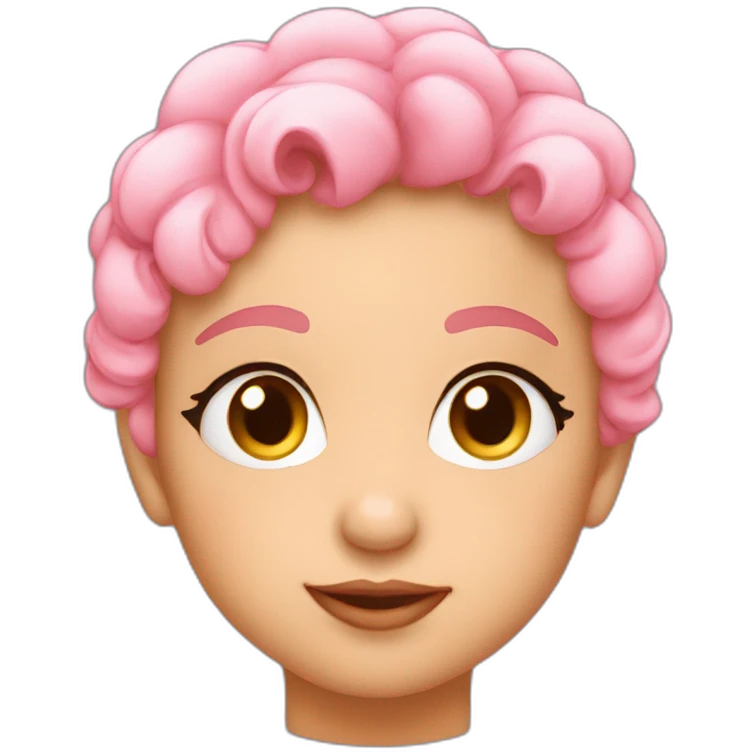 Bebê rosa emoji