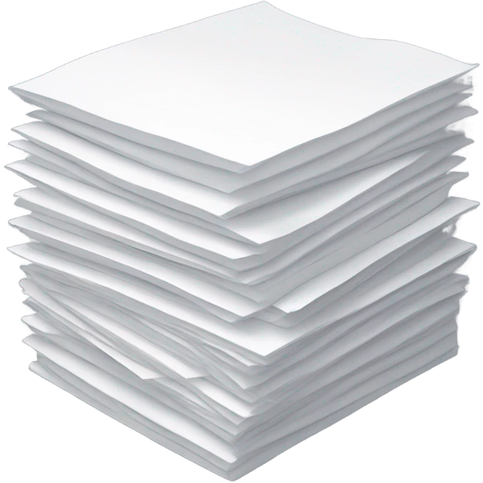 stack of paper emoji