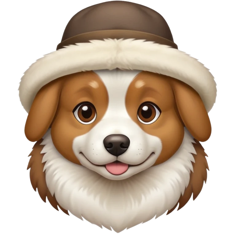 dog with hat emoji