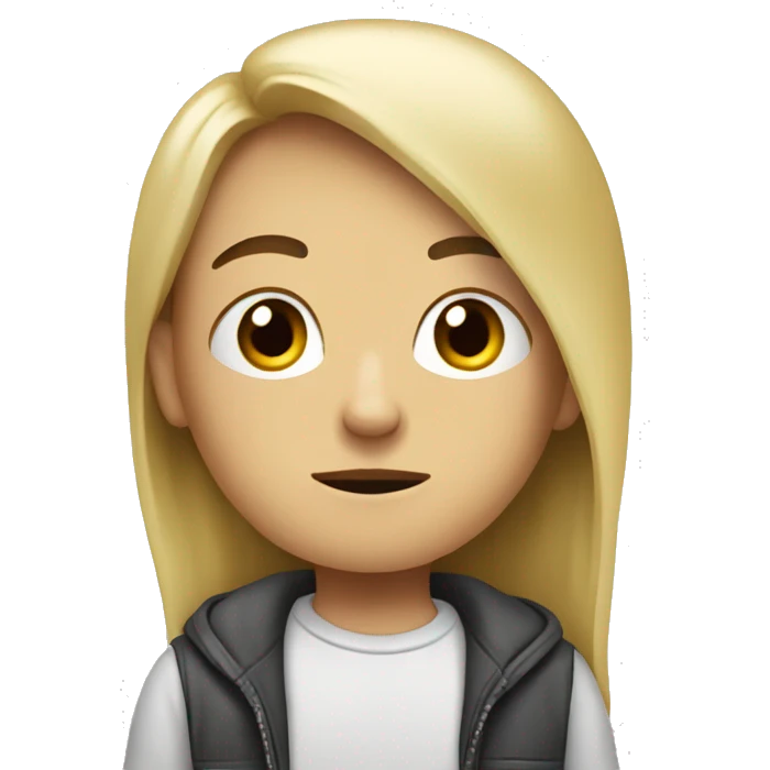 Broken And alone￼ emoji