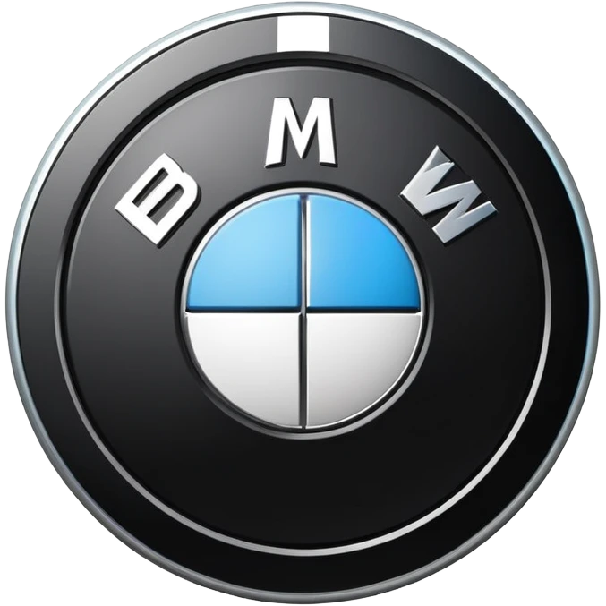 BMW logo in black emoji emoji