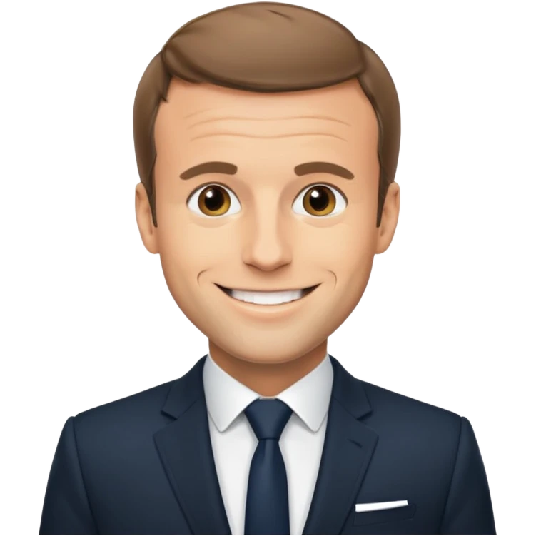 Tu peux me crée un emoji Macron emoji