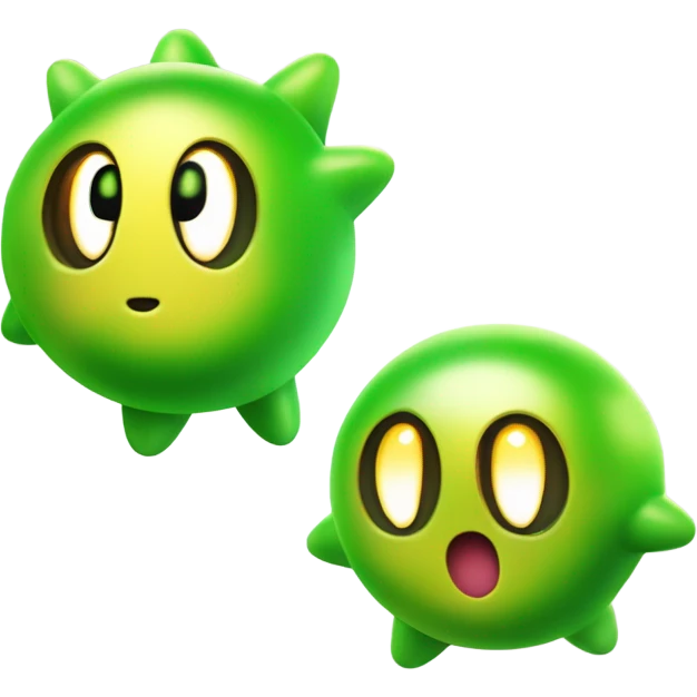Radioactive Kirby emoji