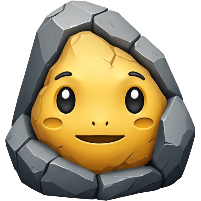 The rock  emoji
