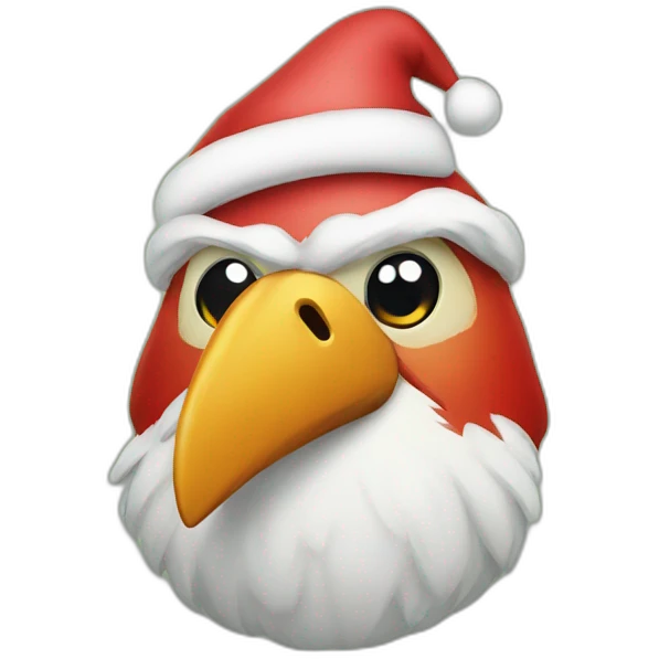 santa bird emoji