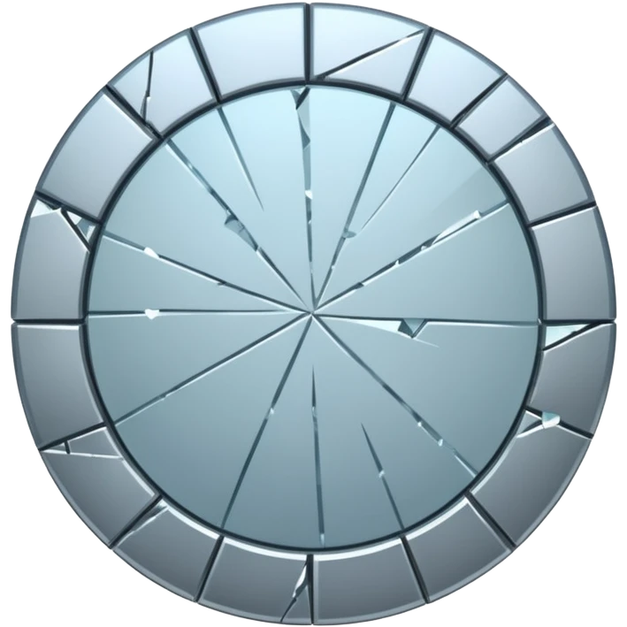 cracked mirror emoji