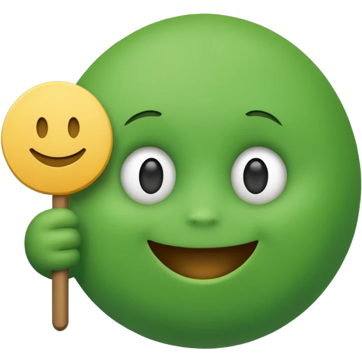 blob holding sign emoji