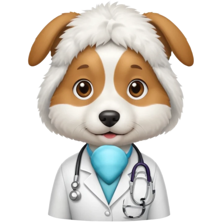 Cachorro médico emoji