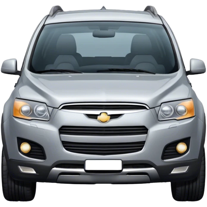 Silver Holden Captiva  emoji