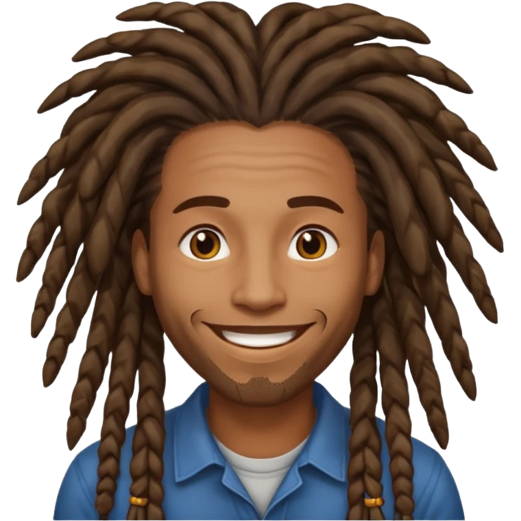 man with dreadlocks emoji