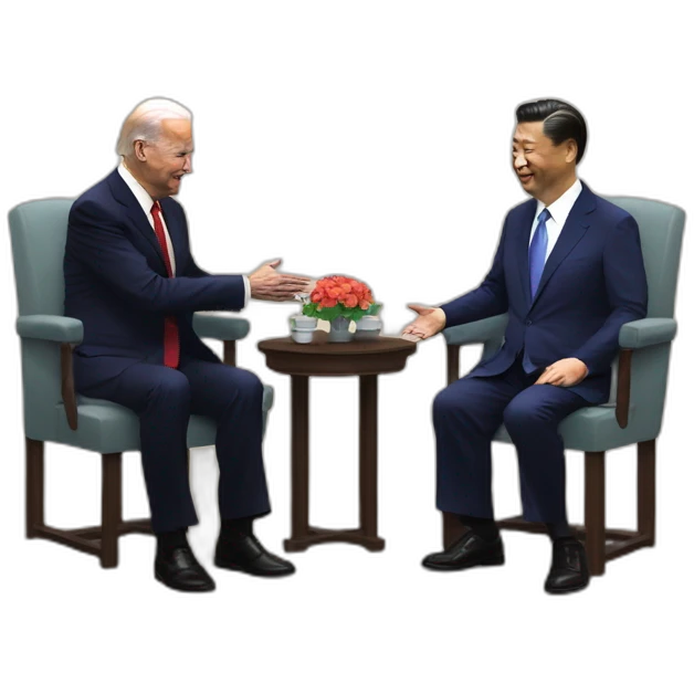 joe biden meeting xi jinping emoji