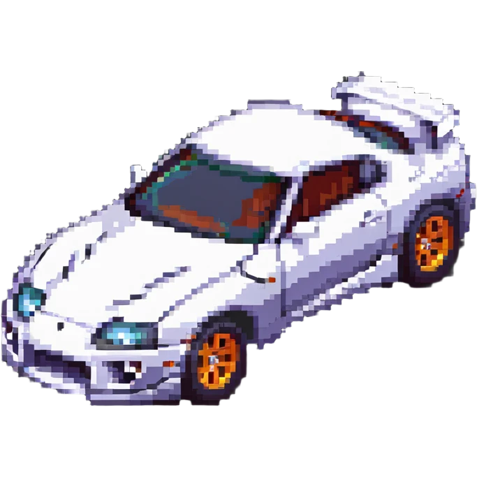 Hot Wheels Toyota Supra side view emoji