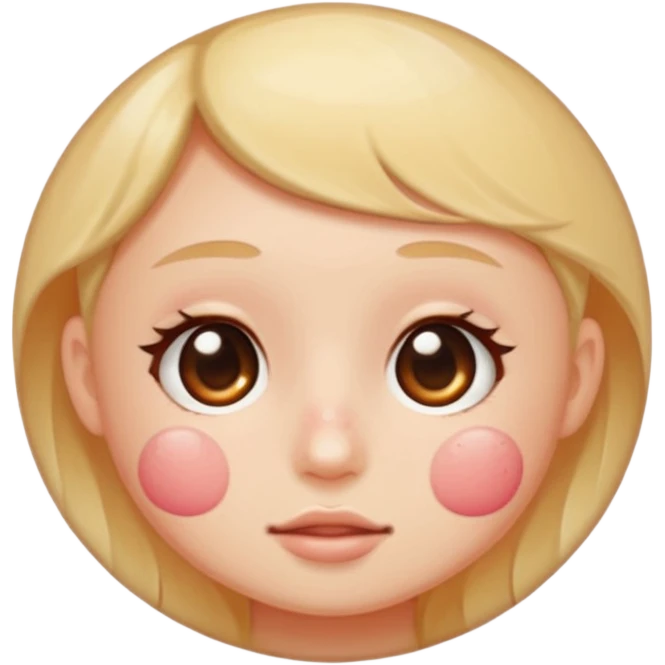 pimple patche sticker (feminine) emoji