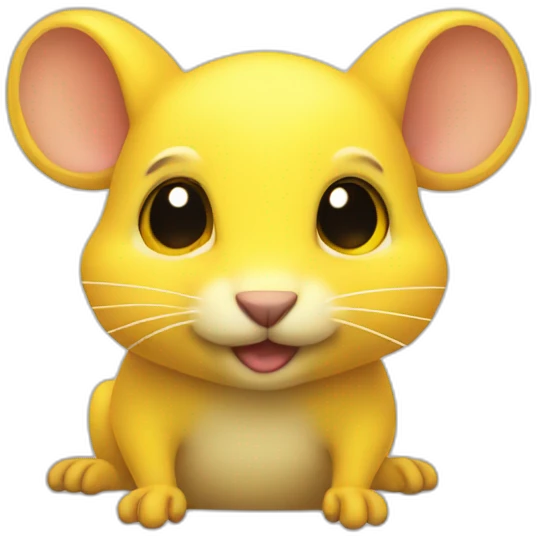yellow electric rodent emoji