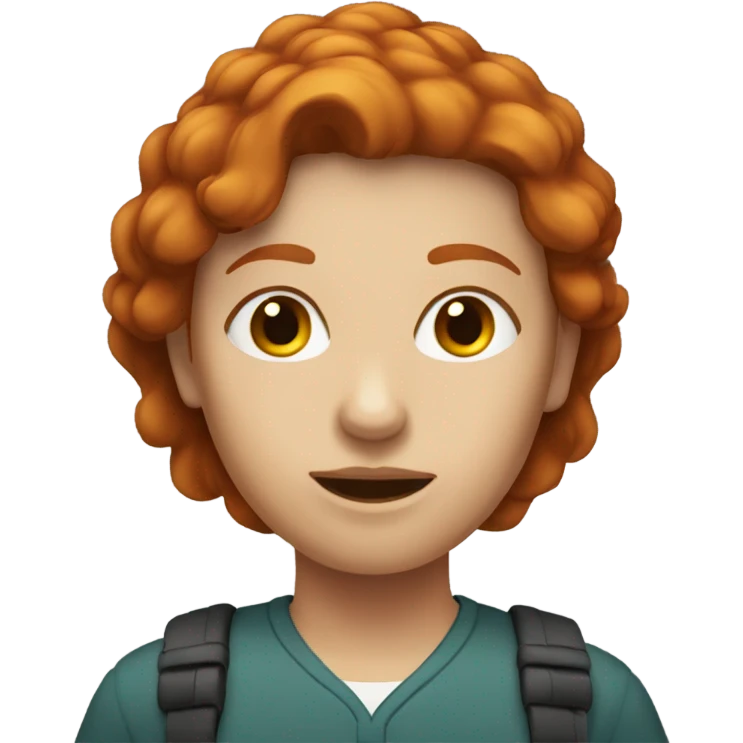 redheaded female resear emoji