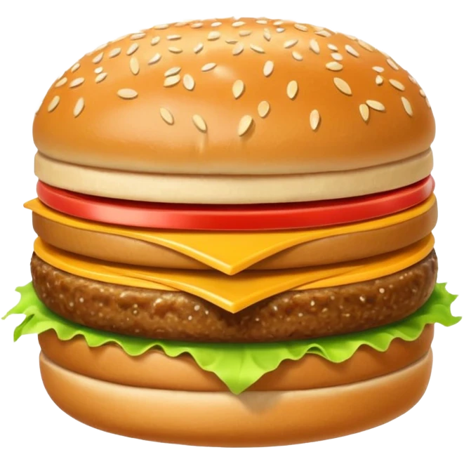 Big Mac, bold and appetizing emoji