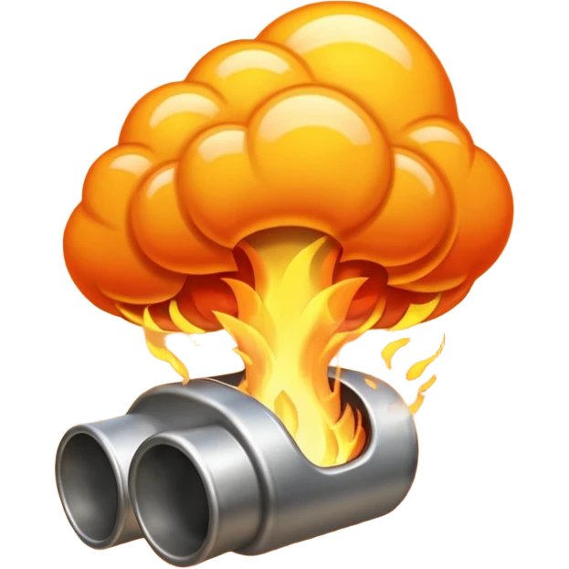 Inox exhaust fire emoji