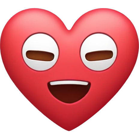 Heart emoji and in it is the Brawl stars logo emoji