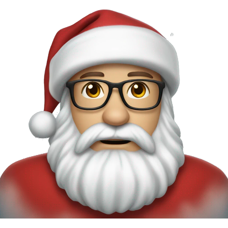 Robert Downey Jr. as santa claus emoji