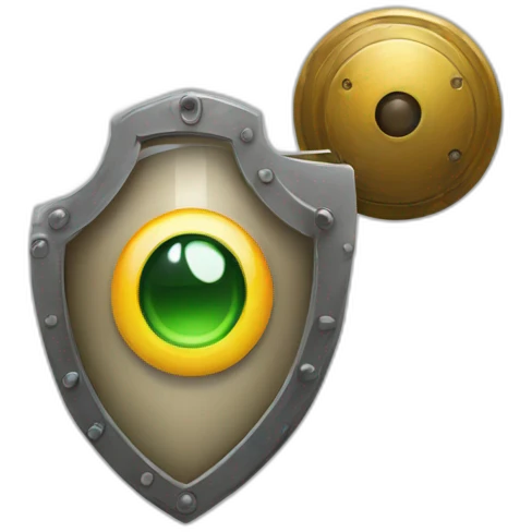 Monitoring, Shield, Eye Randomize emoji