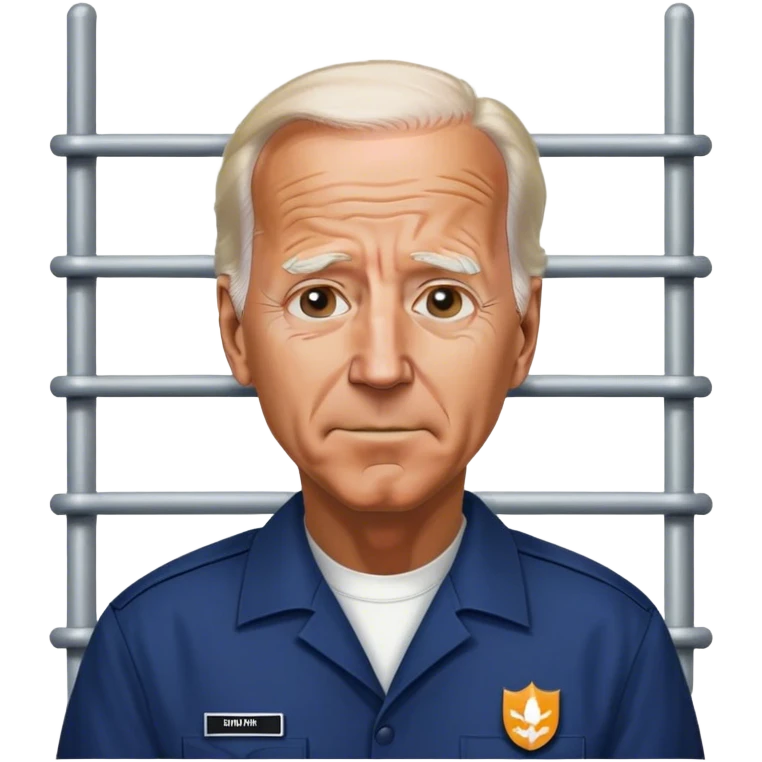 joe biden in prison uniform  emoji