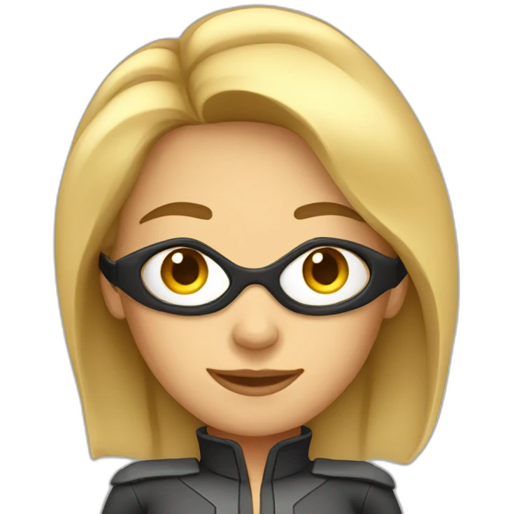 super hero female manager emoji