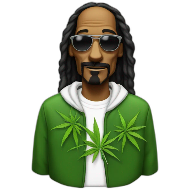 Snoop dogg weed emoji