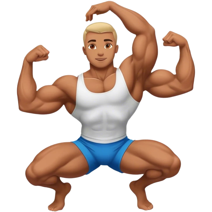 bodybuilder mobility emoji