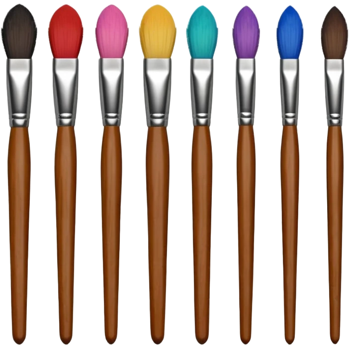 artist brushes emoji