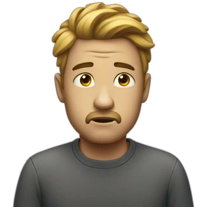 Triste emoji