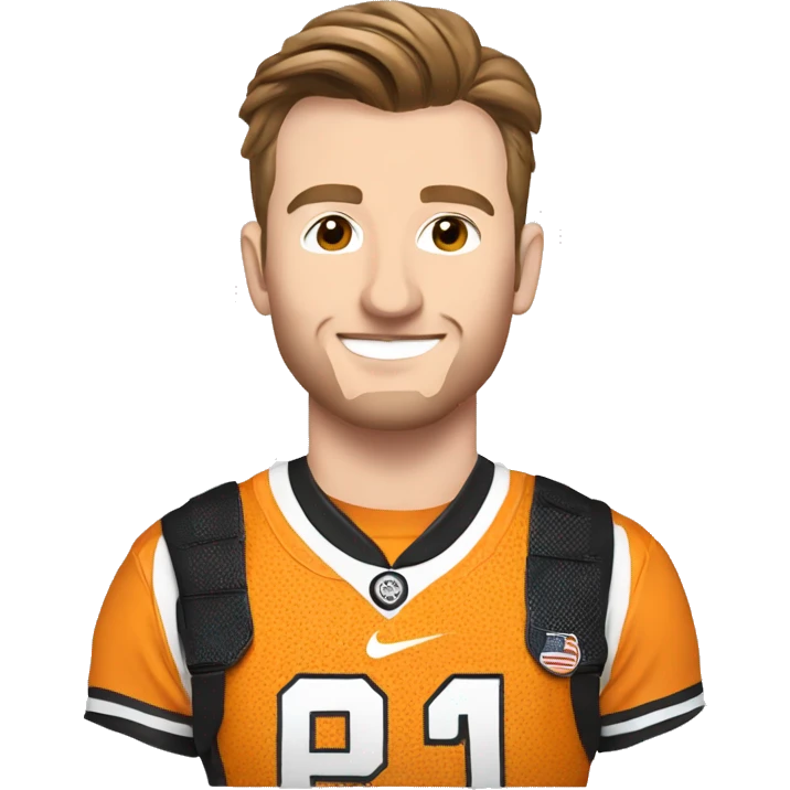 Morgan wallen wearing a Tennessee jersey  emoji
