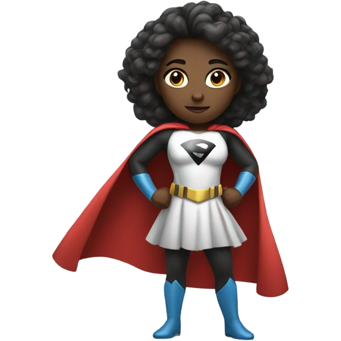 white skin superwoman emoji