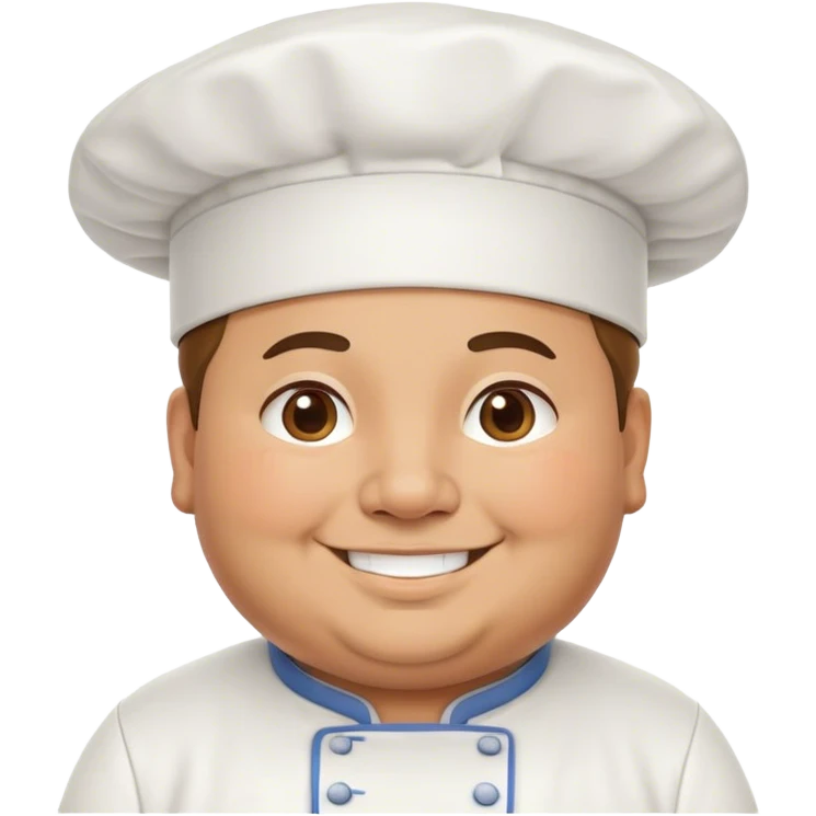 chubby chef emoji