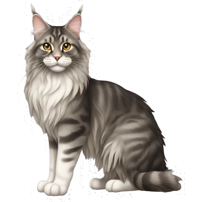 Maine Coon Cat Full Body emoji