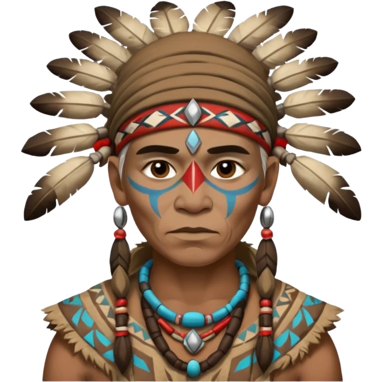 A tribal shaman emoji