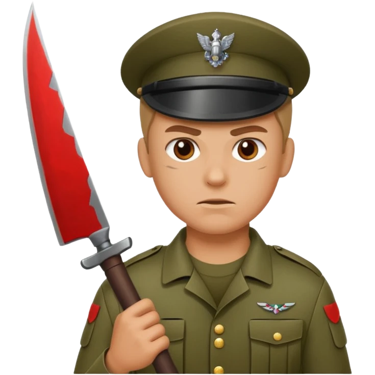 soldier cleaver emoji