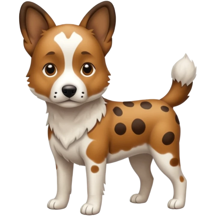 spotted dog full body emoji
