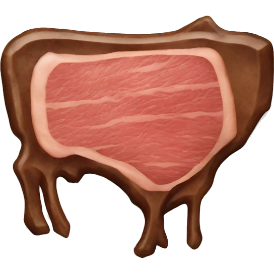 Texas shaped steak emoji