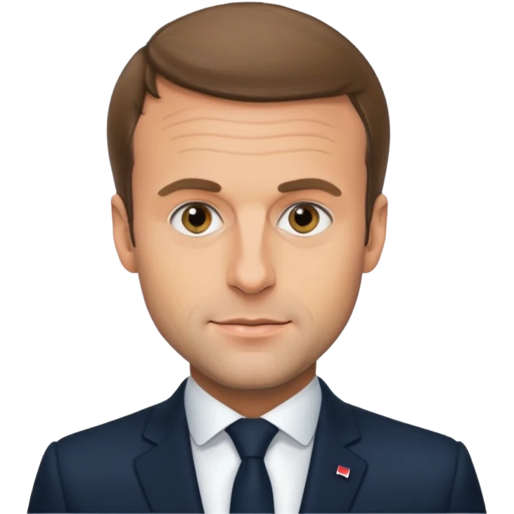 Emmanuel Macron emoji