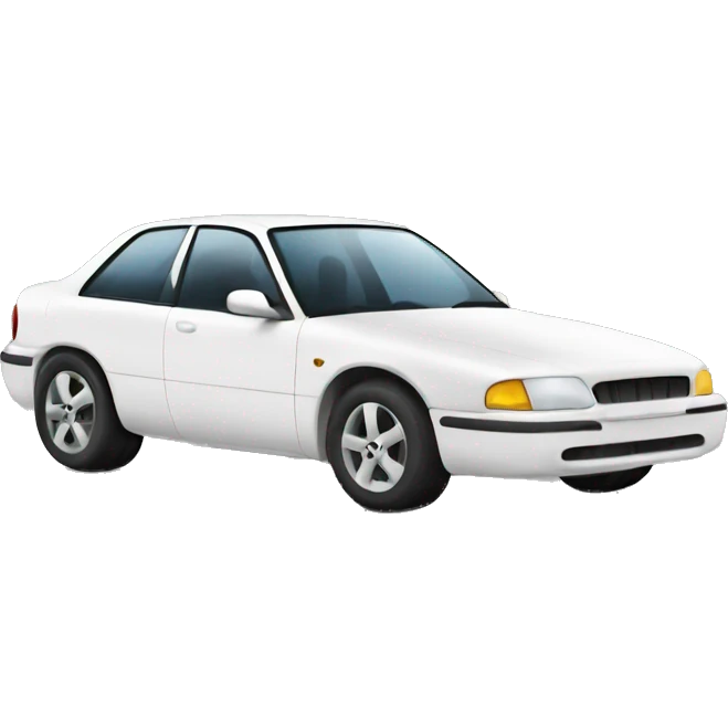 iPhone car but white  emoji