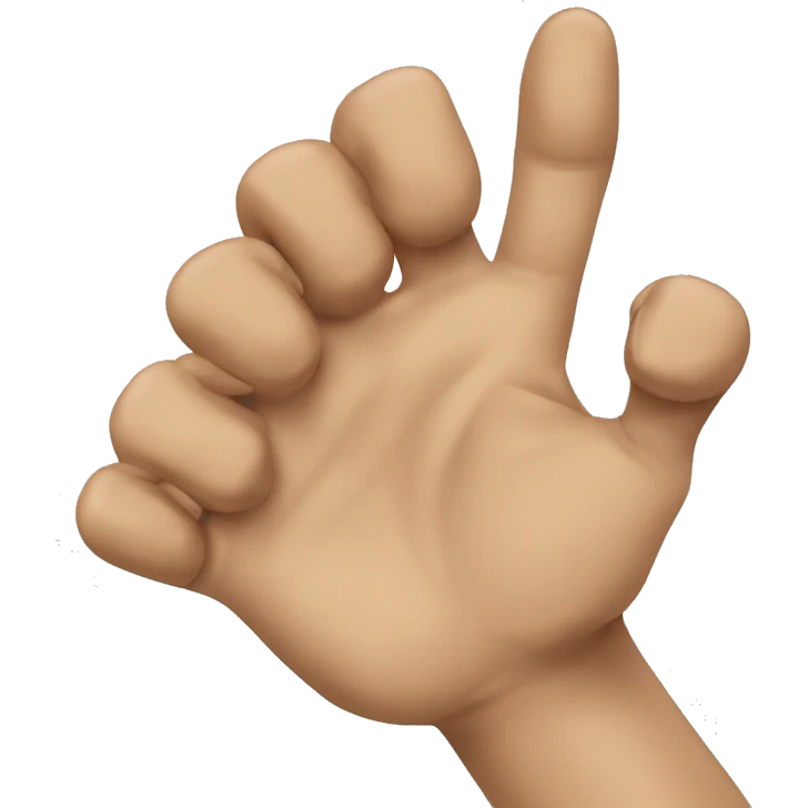 hand doing bear claw emoji