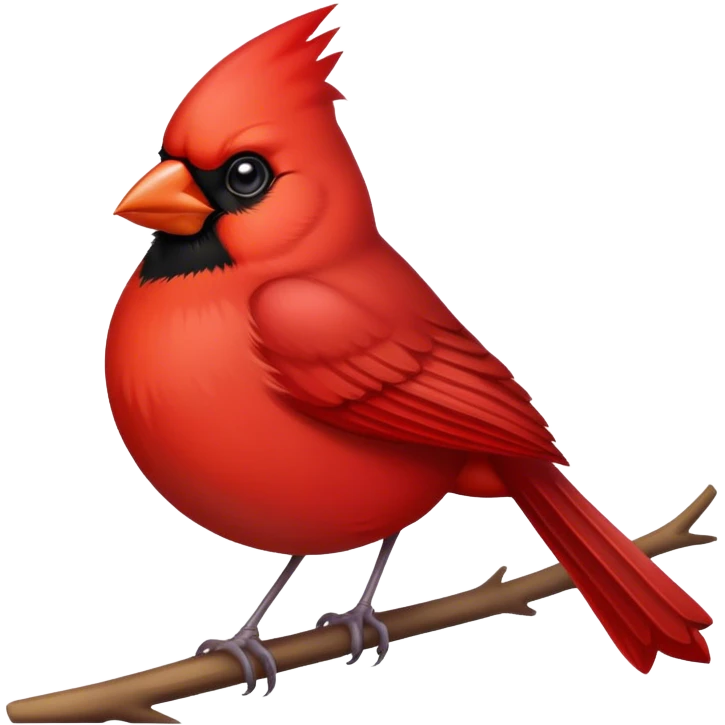 cardinal bird emoji